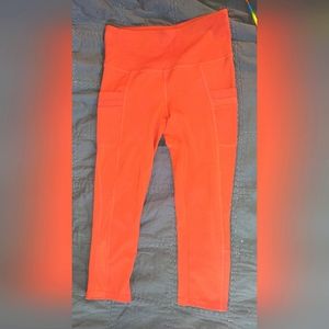 Orange calf. Length leggings szL